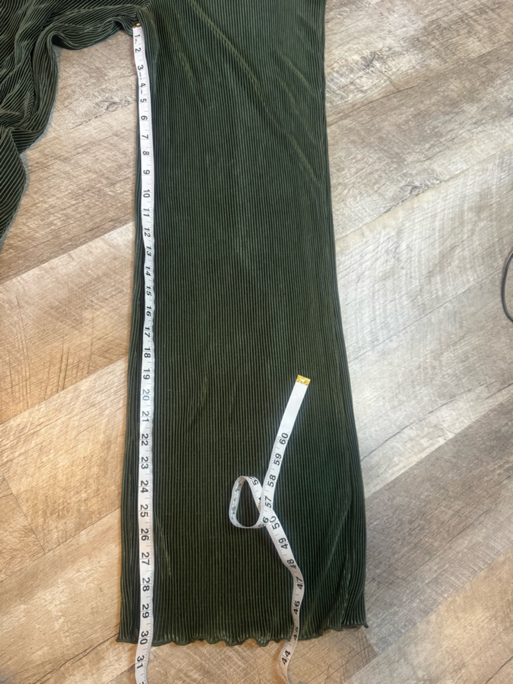 No Boundaries Olive Green Ribbed Lounge Pants - Picture 9 of 9